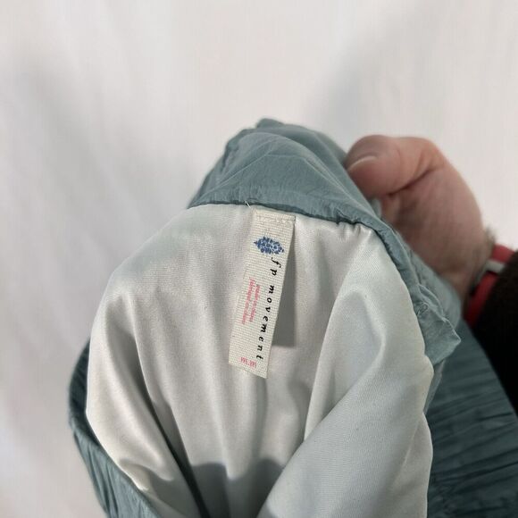 Free People Movement Shorts Women's Medium Green High Rise Rear Pocket - Picture 6 of 7